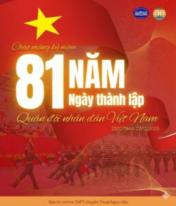Kỷ niệm 81 năm Ngày thành lập QĐNDVN (22/12/1944 – 22/12/2025)